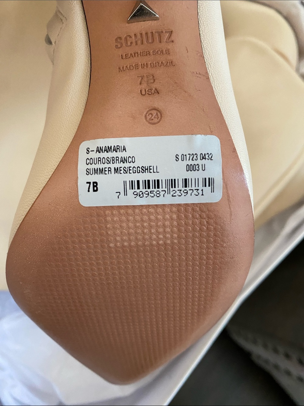 SCHUTZ Ana Maria LeatherThigh High Cream Boots- NIB! - Picture 8 of 13